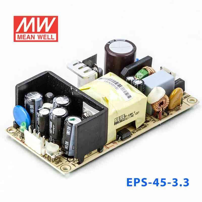 Mean Well EPS - 45 - 3.3 Power Supply 26W 3.3V - EPS - 45 - 3.3 - powersupplymall.com