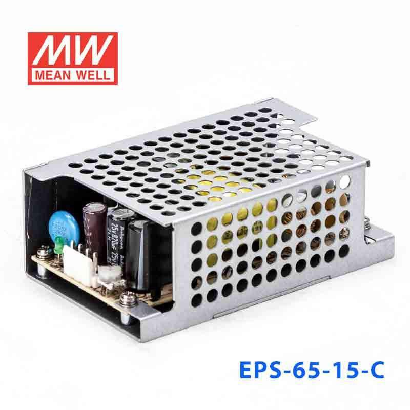 Mean Well EPS - 65 - 15 - C Power Supply 65W 15V - EPS - 65 - 15 - C - powersupplymall.com