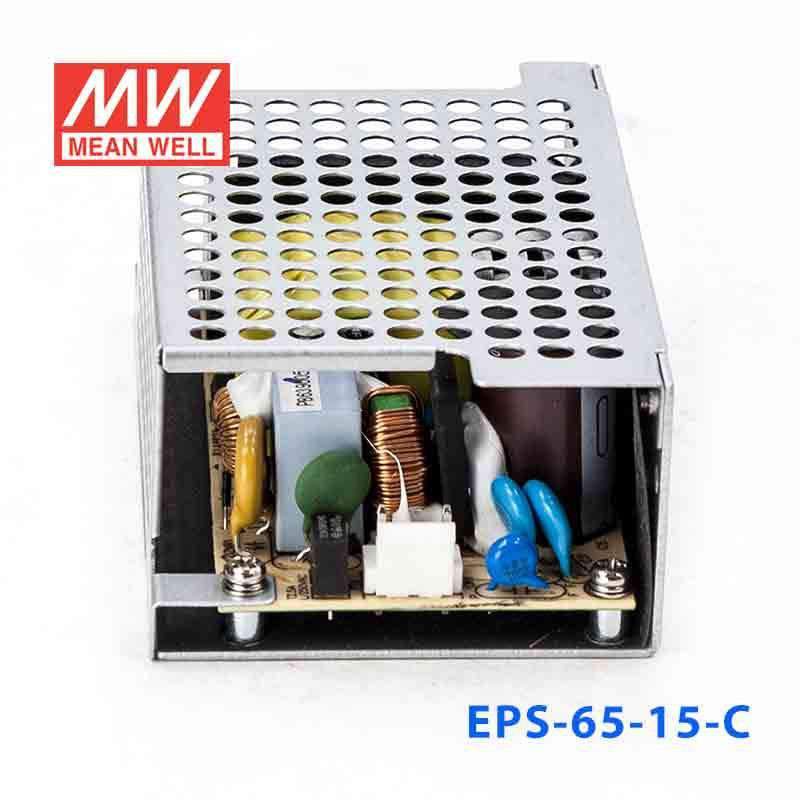Mean Well EPS - 65 - 15 - C Power Supply 65W 15V - EPS - 65 - 15 - C - powersupplymall.com