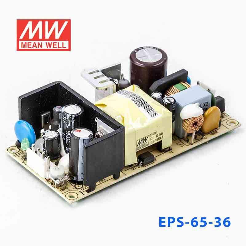 Mean Well EPS - 65 - 36 Power Supply 65W 36V - EPS - 65 - 36 - powersupplymall.com