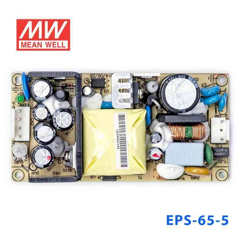 Mean Well EPS - 65 - 5 Power Supply 55W 5V - EPS - 65 - 5 - powersupplymall.com
