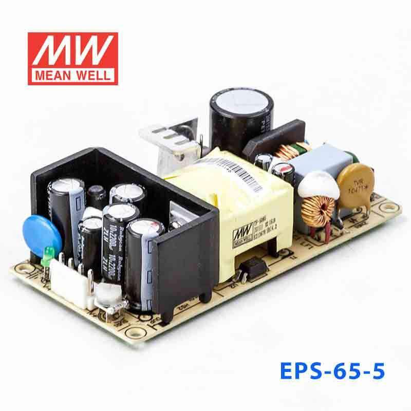 Mean Well EPS - 65 - 5 Power Supply 55W 5V - EPS - 65 - 5 - powersupplymall.com