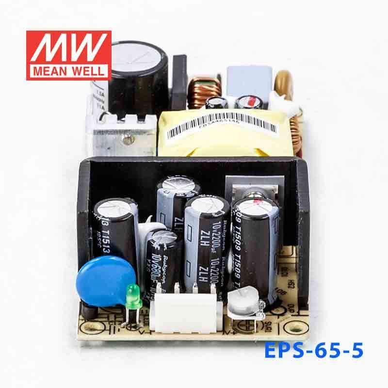 Mean Well EPS - 65 - 5 Power Supply 55W 5V - EPS - 65 - 5 - powersupplymall.com