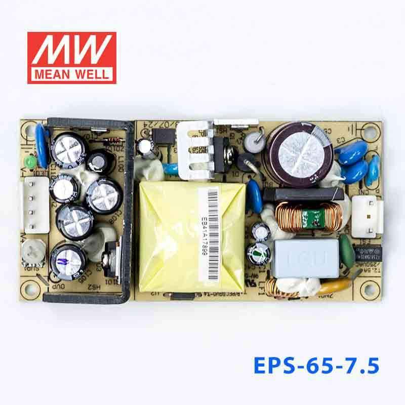 Mean Well EPS - 65 - 7.5 Power Supply 60W 7.5V - EPS - 65 - 7.5 - powersupplymall.com