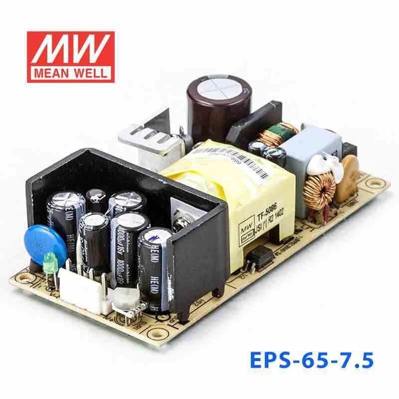 Mean Well EPS - 65 - 7.5 Power Supply 60W 7.5V - EPS - 65 - 7.5 - powersupplymall.com