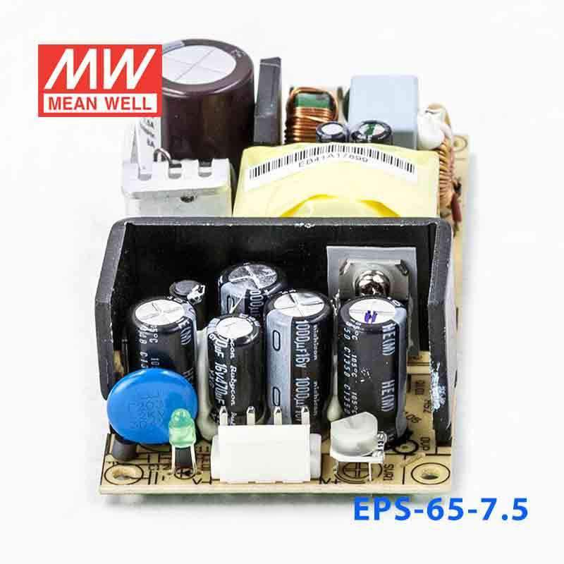 Mean Well EPS - 65 - 7.5 Power Supply 60W 7.5V - EPS - 65 - 7.5 - powersupplymall.com