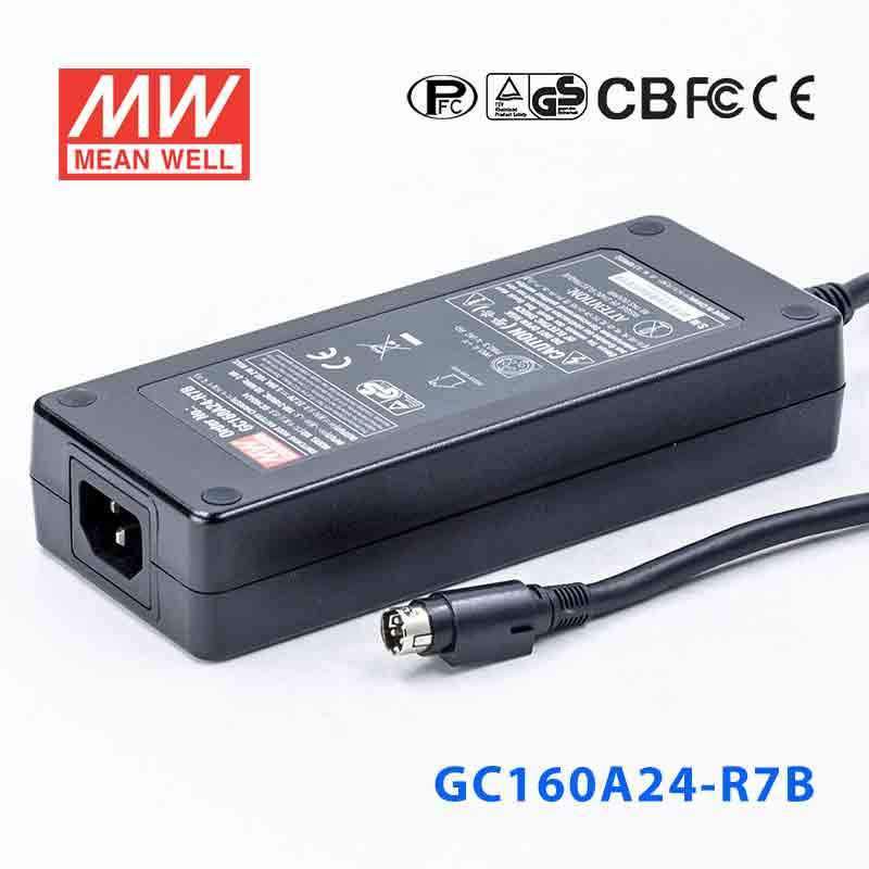 Mean Well GC160A24 - R7B Portable Chargers 160.2W 27.2V 5.89A - Green Adaptor - GC160A24 - R7B - powersupplymall.com