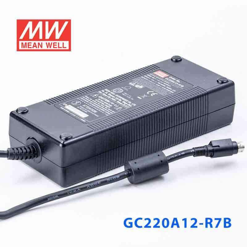 Mean Well GC220A12 - R7B Portable Chargers 183.6W 13.6V 13.5A - Green Adaptor - GC220A12 - R7B - powersupplymall.com
