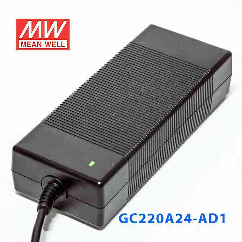 Mean Well GC220A24 - AD1 Portable Chargers 217.6W 27.2V 8A - Green Adaptor - GC220A24 - AD1 - powersupplymall.com