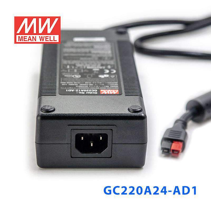 Mean Well GC220A24 - AD1 Portable Chargers 217.6W 27.2V 8A - Green Adaptor - GC220A24 - AD1 - powersupplymall.com