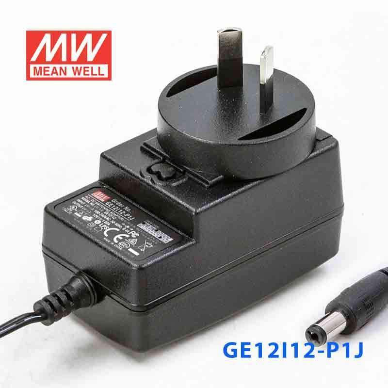 Mean Well GE12I12 - P1J Power Supply 12W 12V - GE12I12 - P1J - powersupplymall.com