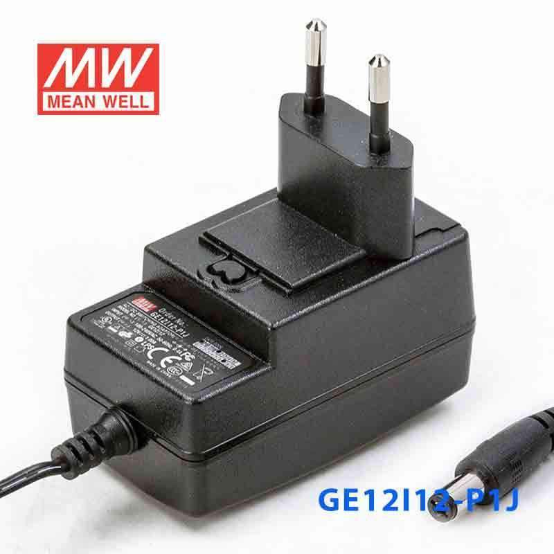 Mean Well GE12I12 - P1J Power Supply 12W 12V - GE12I12 - P1J - powersupplymall.com