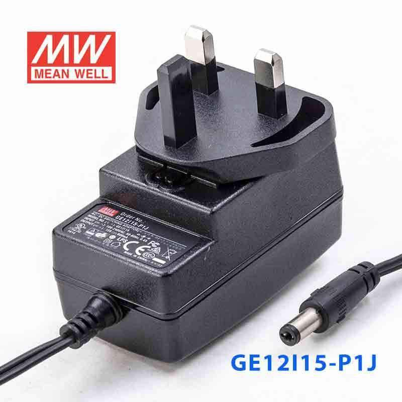 Mean Well GE12I15 - P1J Power Supply 12W 15V - GE12I15 - P1J - powersupplymall.com