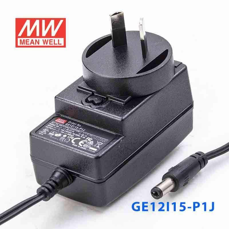 Mean Well GE12I15 - P1J Power Supply 12W 15V - GE12I15 - P1J - powersupplymall.com