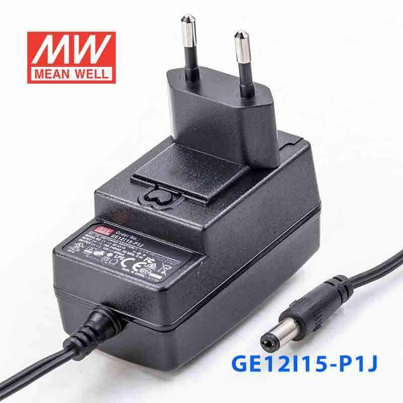 Mean Well GE12I15 - P1J Power Supply 12W 15V - GE12I15 - P1J - powersupplymall.com