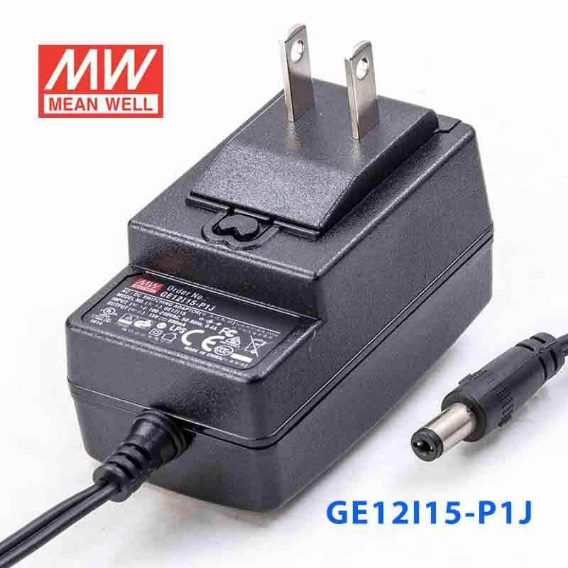 Mean Well GE12I15 - P1J Power Supply 12W 15V - GE12I15 - P1J - powersupplymall.com
