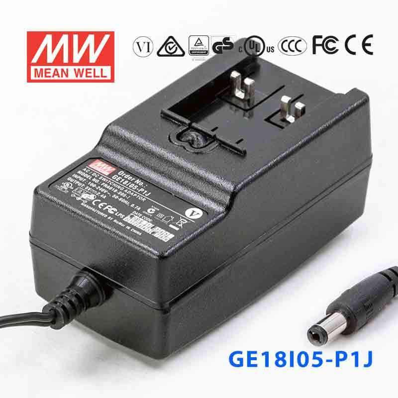 Mean Well GE18I05 - P1J Power Supply 12W 5V - GE18I05 - P1J - powersupplymall.com