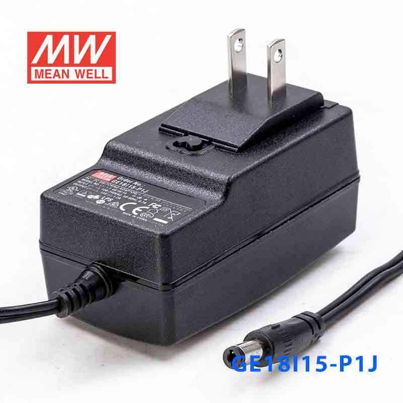 Mean Well GE18I15 - P1J Power Supply 18W 15V - GE18I15 - P1J - powersupplymall.com