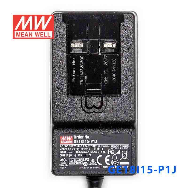 Mean Well GE18I15 - P1J Power Supply 18W 15V - GE18I15 - P1J - powersupplymall.com