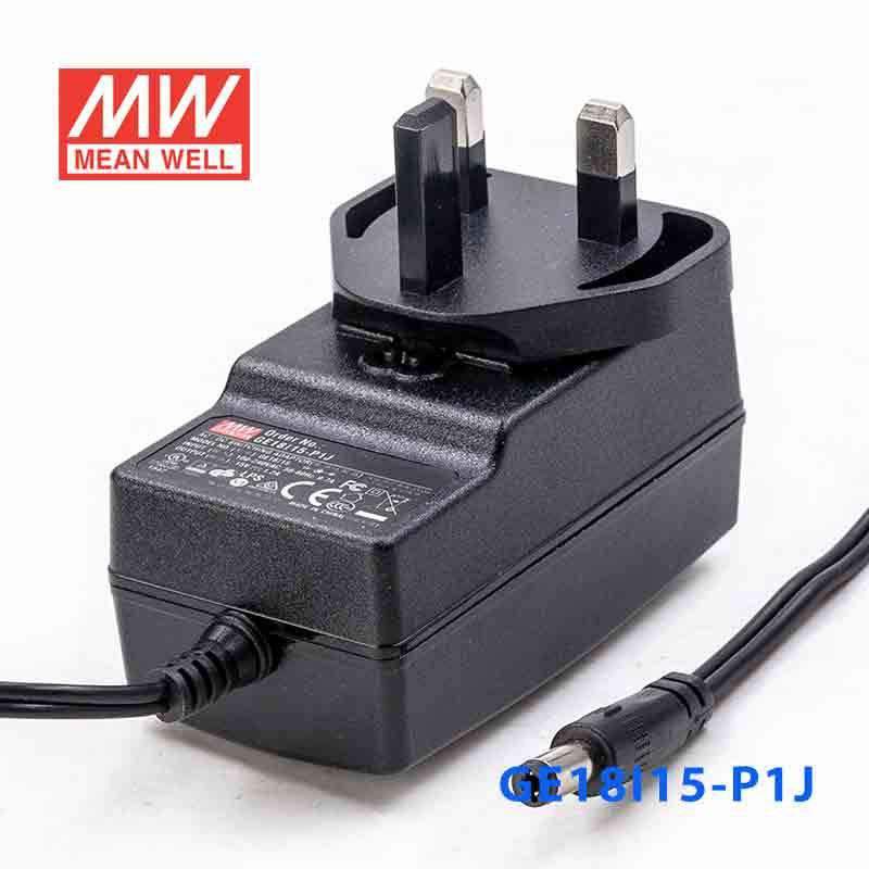 Mean Well GE18I15 - P1J Power Supply 18W 15V - GE18I15 - P1J - powersupplymall.com
