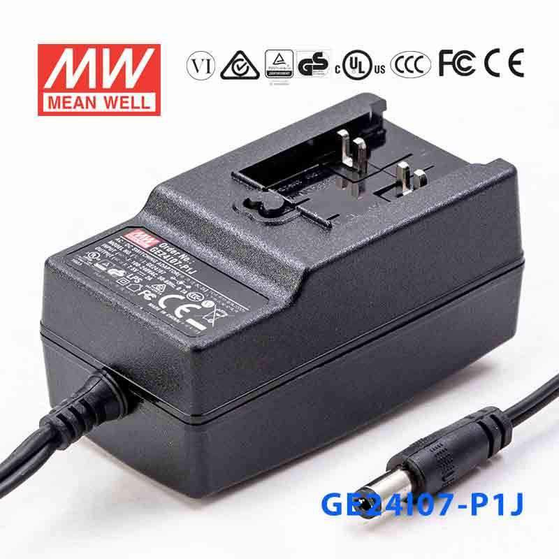 Mean Well GE24I07 - P1J Power Supply 15W 7.5V - GE24I07 - P1J - powersupplymall.com