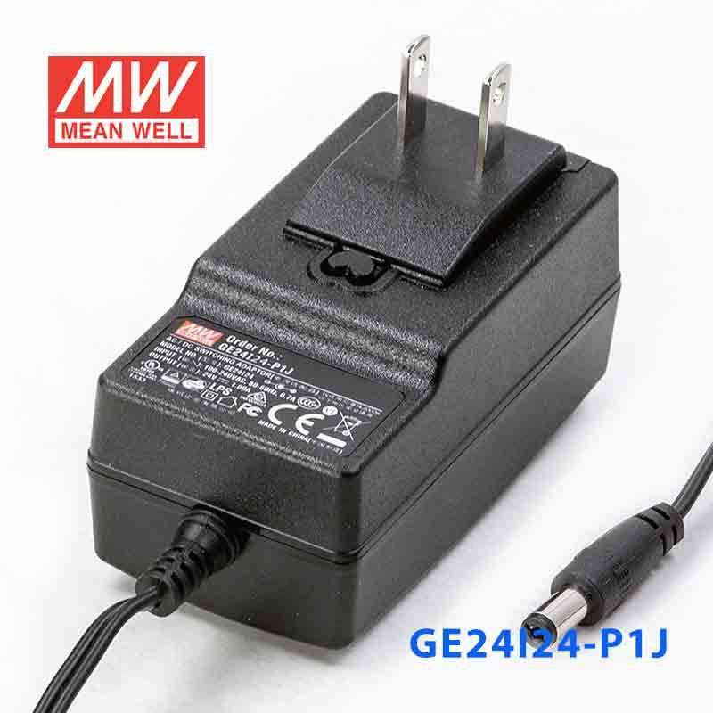 Mean Well GE24I24 - P1J Power Supply 24W 24V - GE24I24 - P1J - powersupplymall.com
