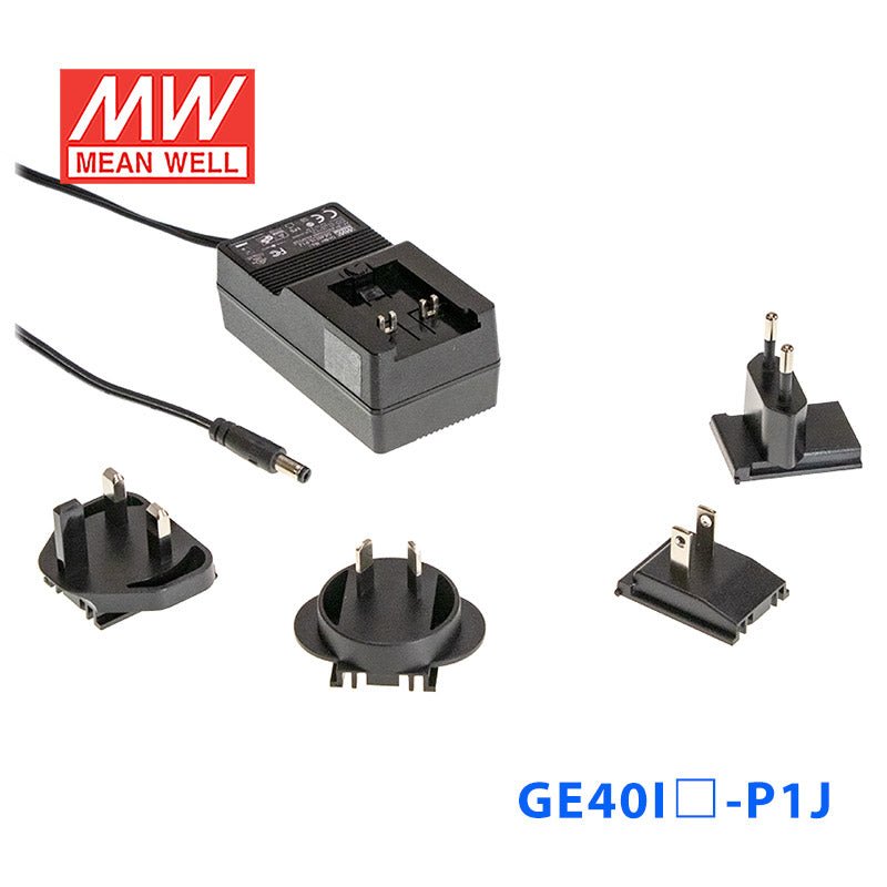 Mean Well GE40I09 - P1J Power Supply 29.7W 9V - GE40I09 - P1J - powersupplymall.com