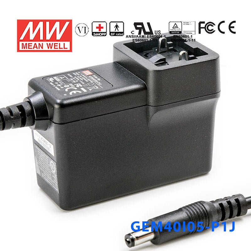Mean Well GEM40I05 - P1J Power Supply 25W 5V - GEM40I05 - P1J - powersupplymall.com