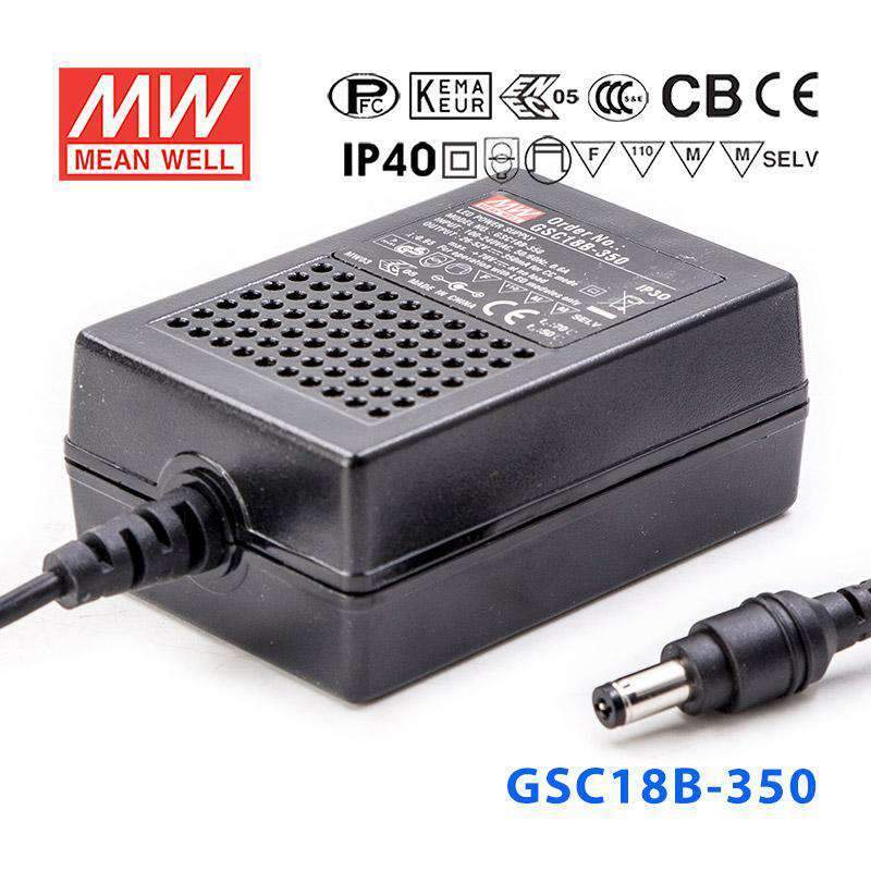 Mean Well GSC18B - 350 Power Supply 18W 350A - GSC18B - 350 - powersupplymall.com
