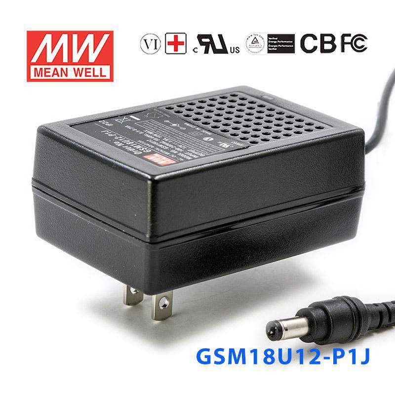 Mean Well GSM Series Power Supply 12V (6~12W) - - powersupplymall.com