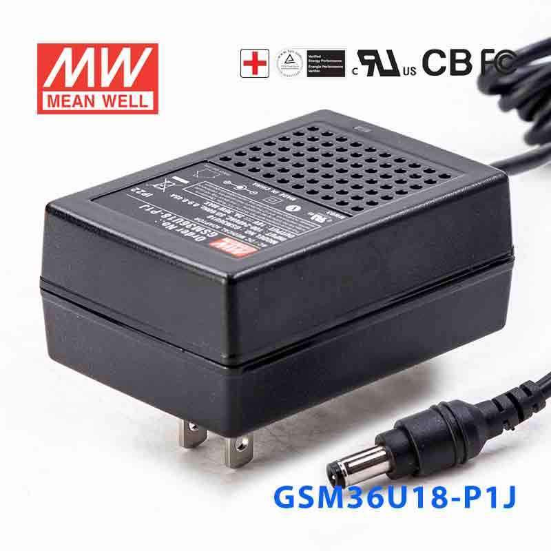 Mean Well GSM Series Power Supply 18V (6~12W) - - powersupplymall.com