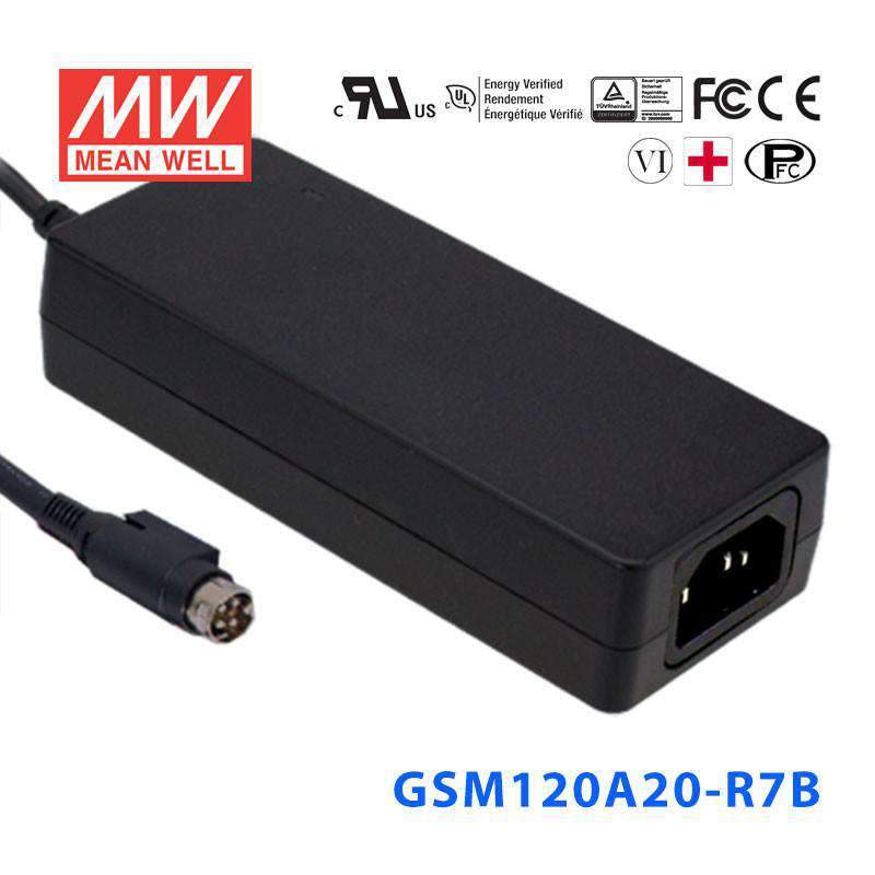 Mean Well GSM120A20 - R7B Power Supply 120W 20V - GSM120A20 - R7B - powersupplymall.com