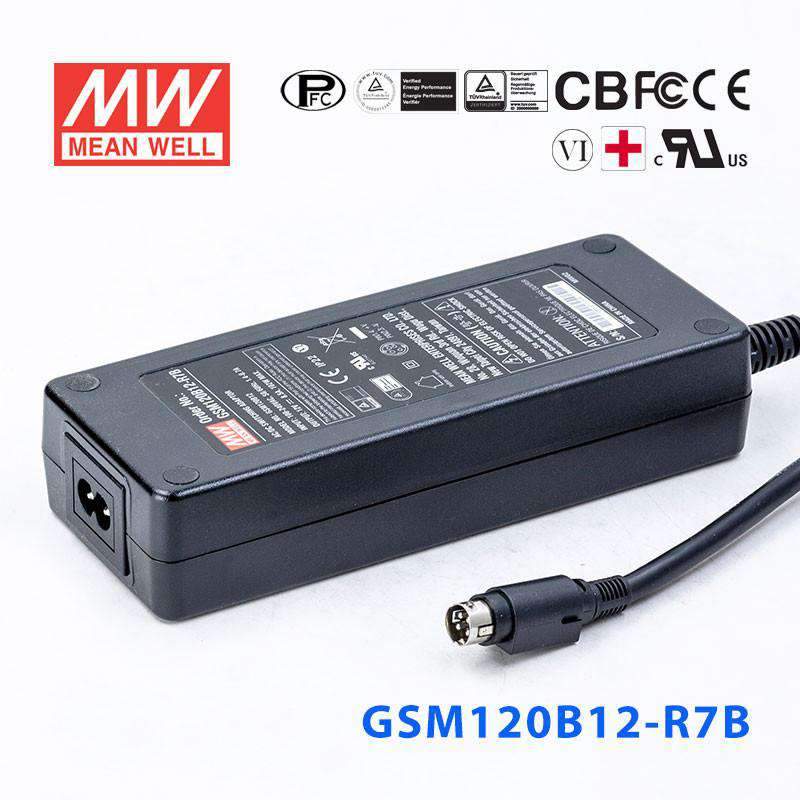Mean Well GSM120B12 - R7B Power Supply 102W 12V - GSM120B12 - R7B - powersupplymall.com