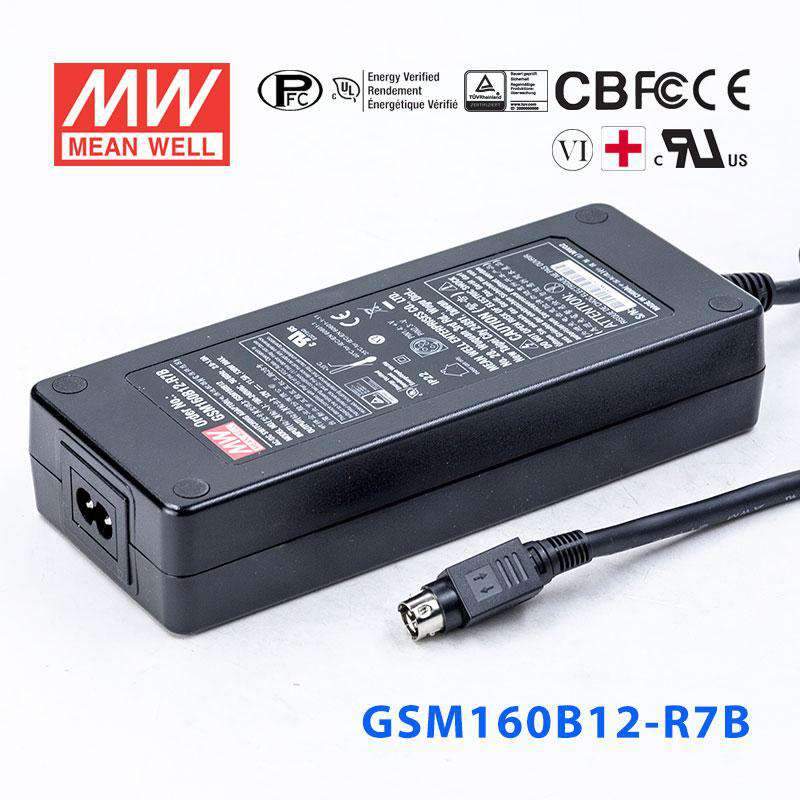 Mean Well GSM160B12 - R7B Power Supply 138W 12V - GSM160B12 - R7B - powersupplymall.com