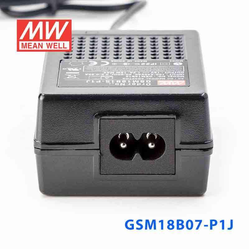 Mean Well GSM18B07 - P1J Power Supply 15W 7.5V - GSM18B07 - P1J - powersupplymall.com