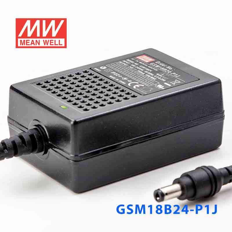 Mean Well GSM18B24 - P1J Power Supply 18W 24V - GSM18B24 - P1J - powersupplymall.com
