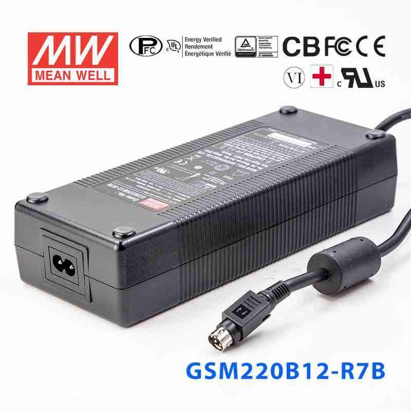 Mean Well GSM220B12 - R7B Power Supply 180W 12V - GSM220B12 - R7B - powersupplymall.com