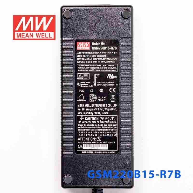 Mean Well GSM220B15 - R7BPower Supply 201W 15V - GSM220B15 - R7B - powersupplymall.com