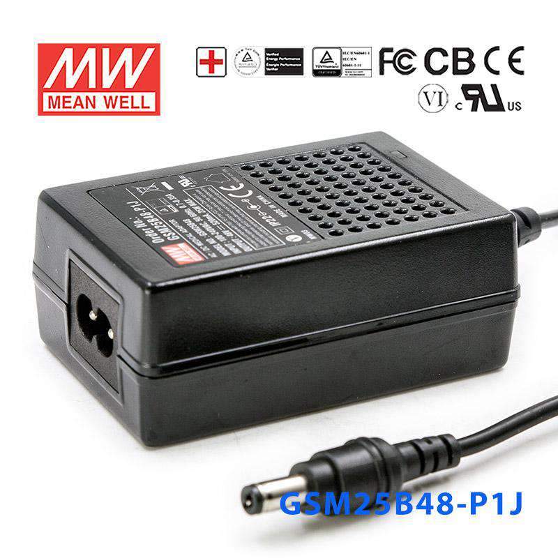 Mean Well GSM25B48 - P1J Power Supply 25W 48V - GSM25B48 - P1J - powersupplymall.com
