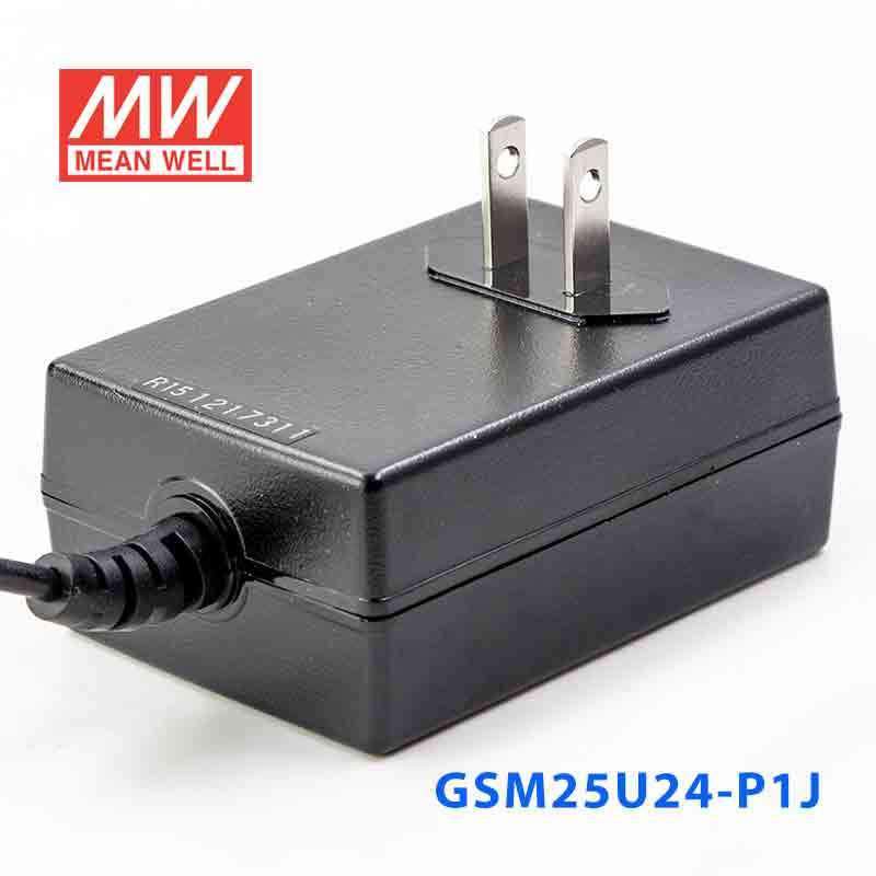Mean Well GSM25U24 - P1J Power Supply 25W 24V - GSM25U24 - P1J - powersupplymall.com