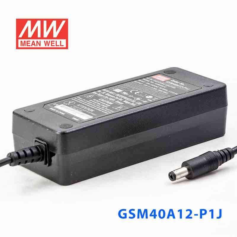 Mean Well GSM40A12 - P1J Power Supply 40W 12V - GSM40A12 - P1J - powersupplymall.com
