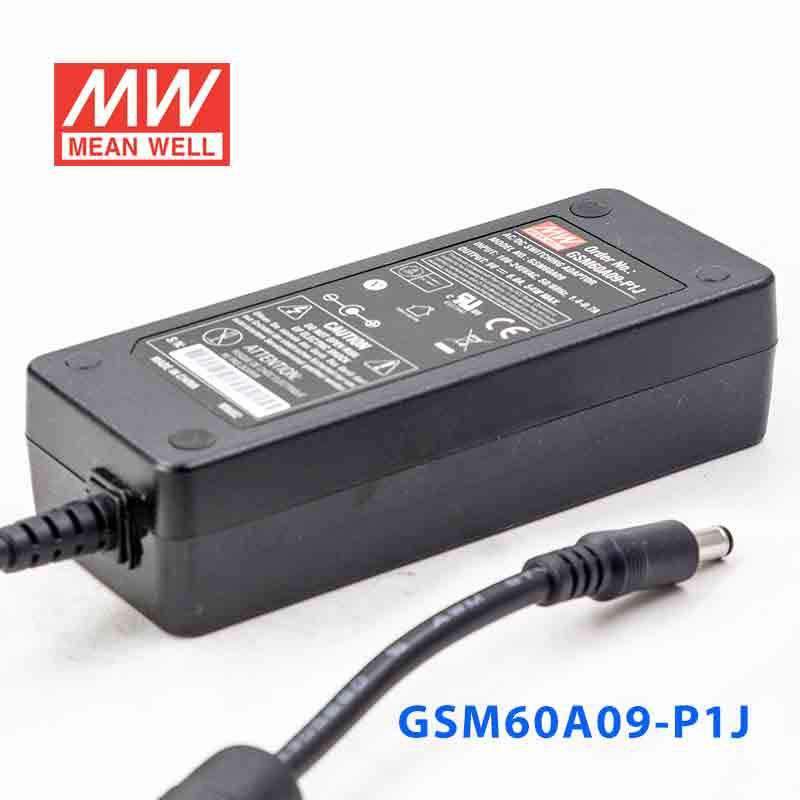 Mean Well GSM60A09 - P1J Power Supply 54W 9V - GSM60A09 - P1J - powersupplymall.com