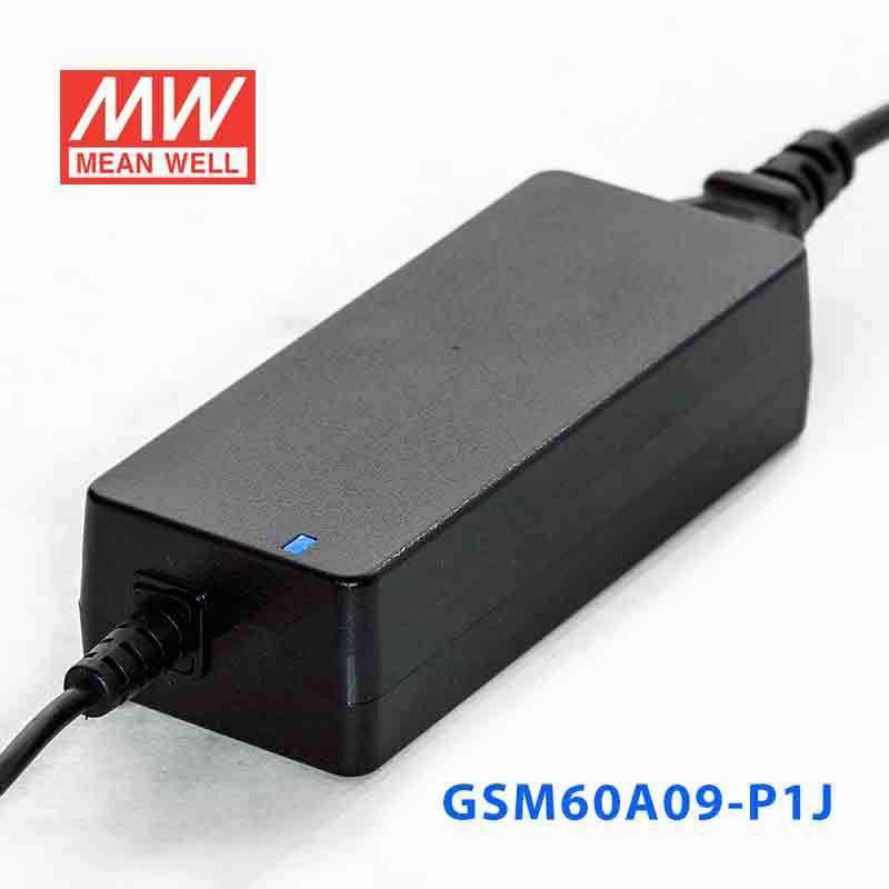 Mean Well GSM60A09 - P1J Power Supply 54W 9V - GSM60A09 - P1J - powersupplymall.com