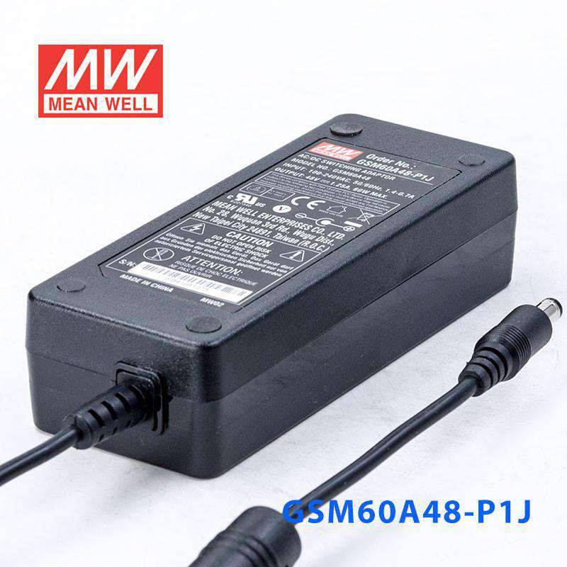 Mean Well GSM60A48 - P1J Power Supply 60W 48V - GSM60A48 - P1J - powersupplymall.com