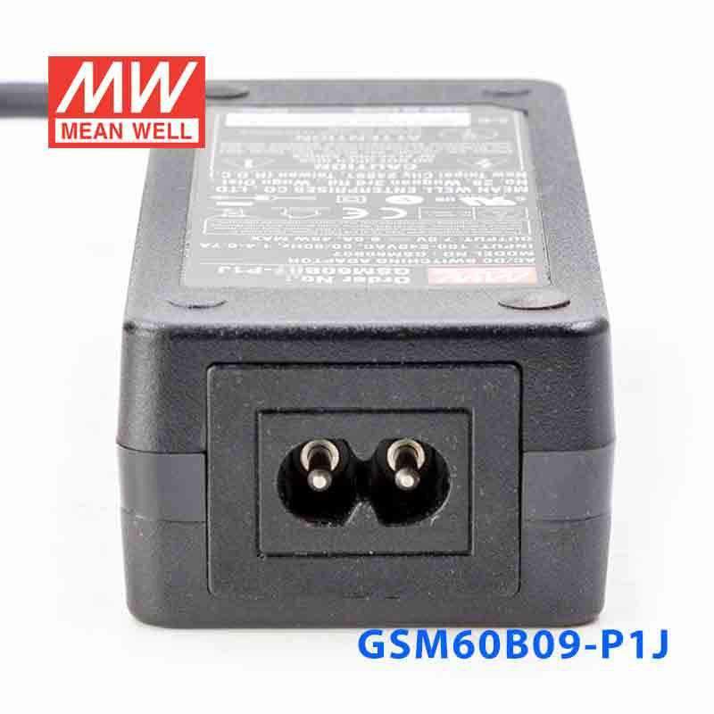 Mean Well GSM60B09 - P1J Power 49.5W 9V - GSM60B09 - P1J - powersupplymall.com