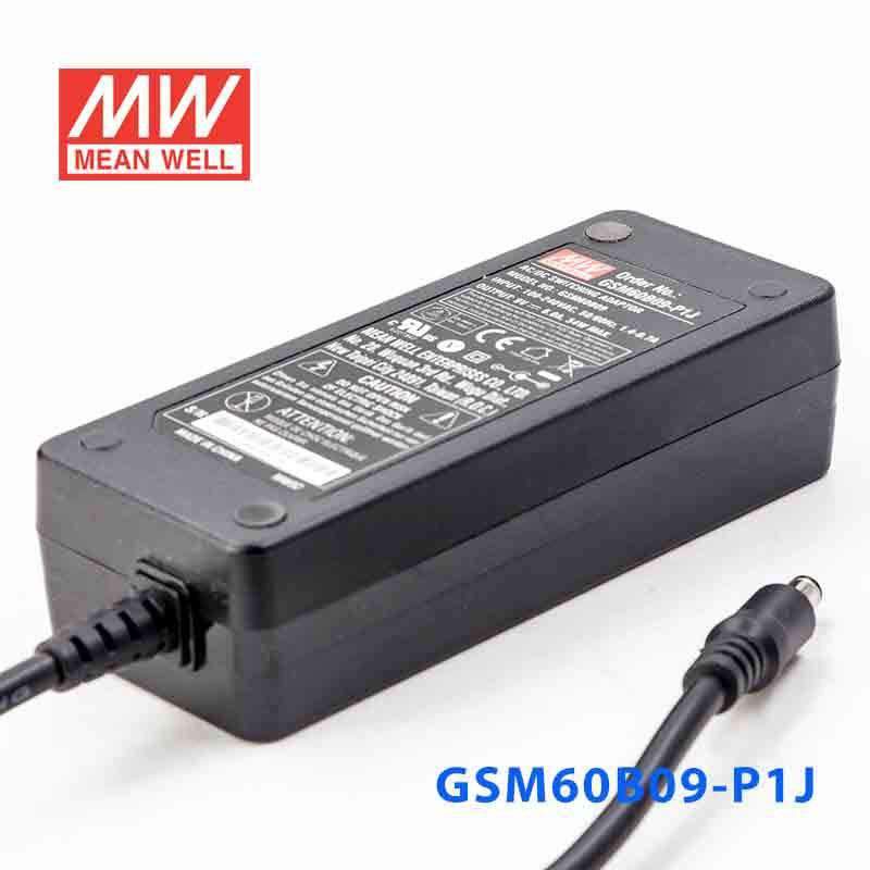Mean Well GSM60B09 - P1J Power 49.5W 9V - GSM60B09 - P1J - powersupplymall.com