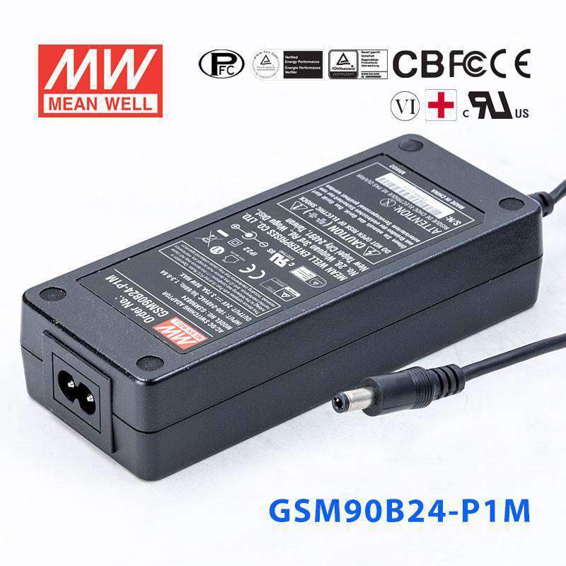 Mean Well GSM90B24 - P1M Power Supply 90W 24V - GSM90B24 - P1M - powersupplymall.com