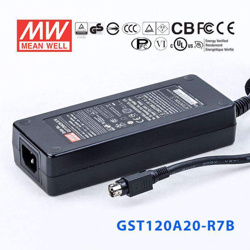 Mean Well GST120A20 - R7B Power Supply 120W 20V - GST120A20 - R7B - powersupplymall.com