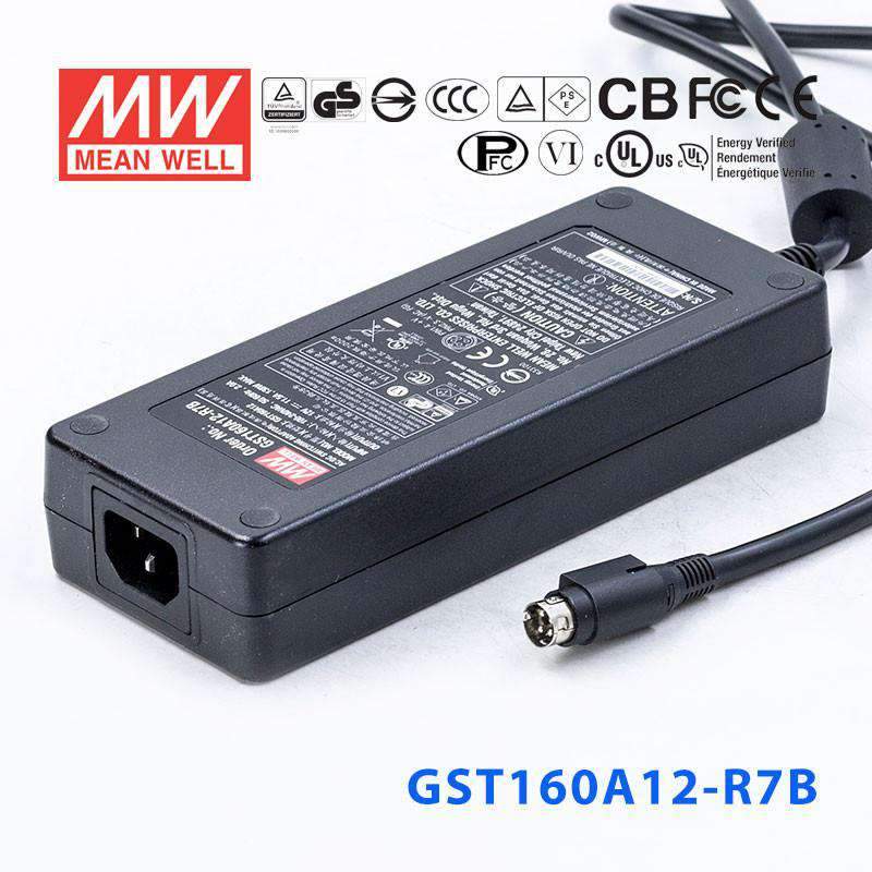 Mean Well GST160A12 - R7B Power Supply 138W 12V - GST160A12 - R7B - powersupplymall.com