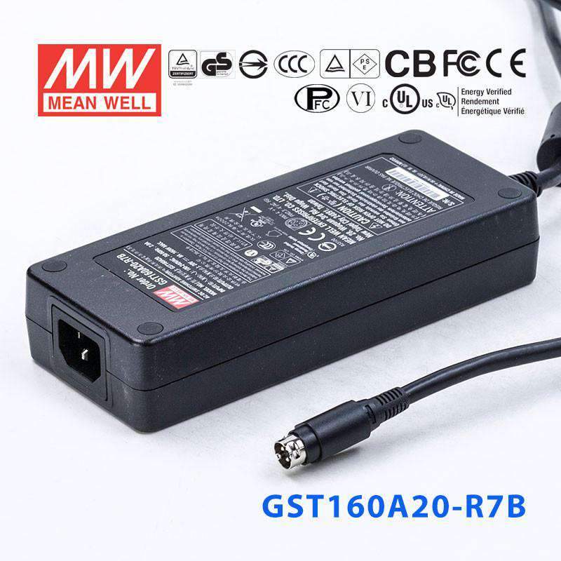 Mean Well GST160A20 - R7B Power Supply 160W 20V - GST160A20 - R7B - powersupplymall.com
